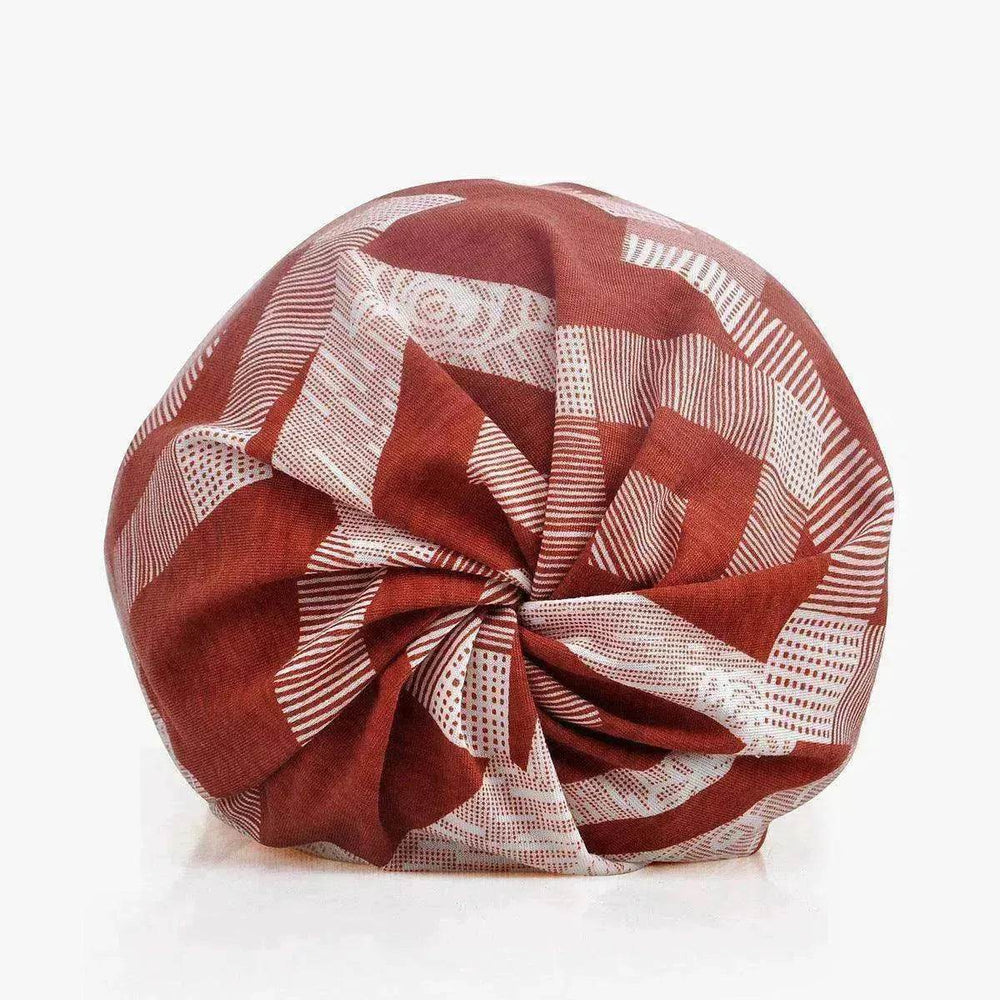 Hooded Cap And Bib Dual-use Men And Women Geometric Baotou Piled Hats - EX-STOCK Canada