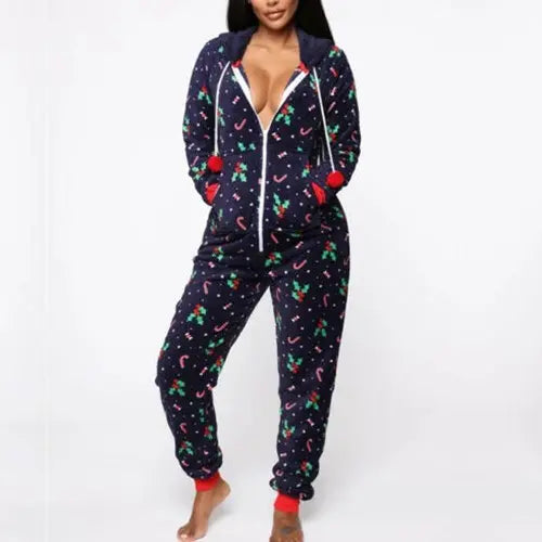 Hooded Nightwear for women Christmas Pajamas set - EX-STOCK Canada