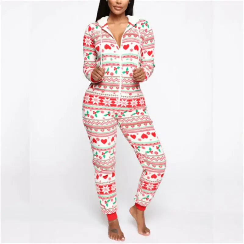 Hooded Nightwear for women Christmas Pajamas set - EX-STOCK Canada