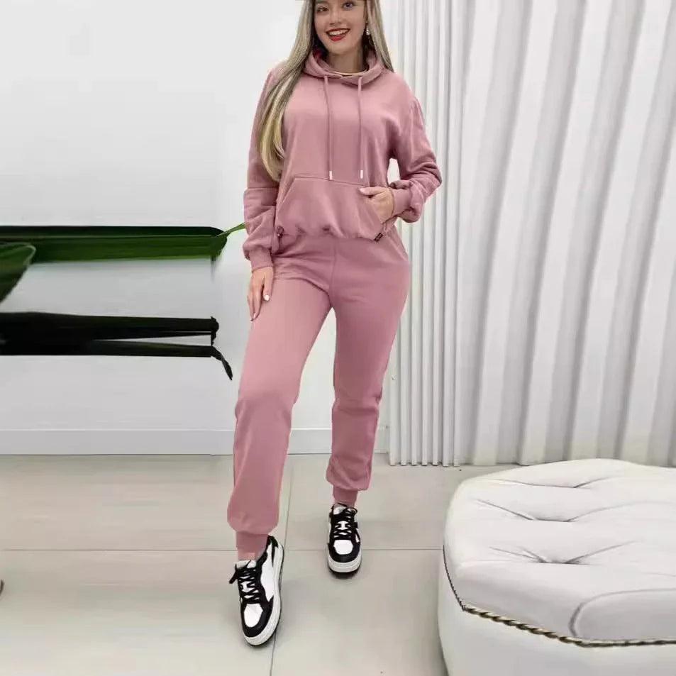 Hooded Women's Suit Sports Fashion Sweater EX-STOCK Canada