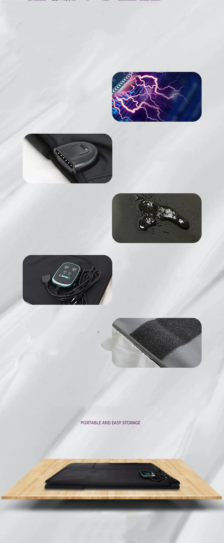 بطانية ساونا للتعرق بالأشعة تحت الحمراء لتشكيل الجسم للاستخدام المنزليEX-STOCK Canada