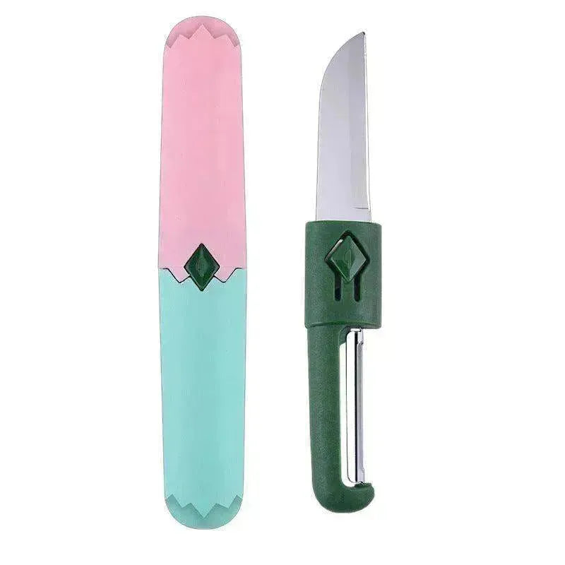 Household Scraping And Peeling Fruit Knife Two in one Peeler - EX-STOCK CANADA