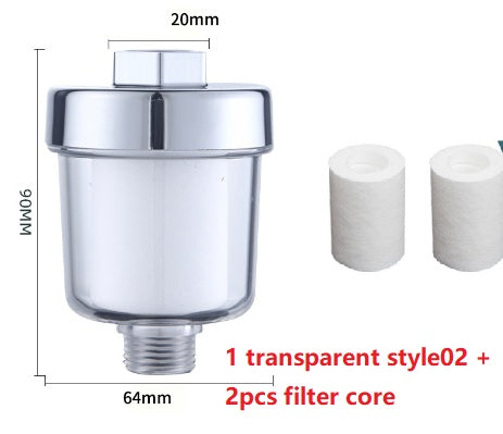 Household Silver Water Heater Shower Filter EX-STOCK Canada