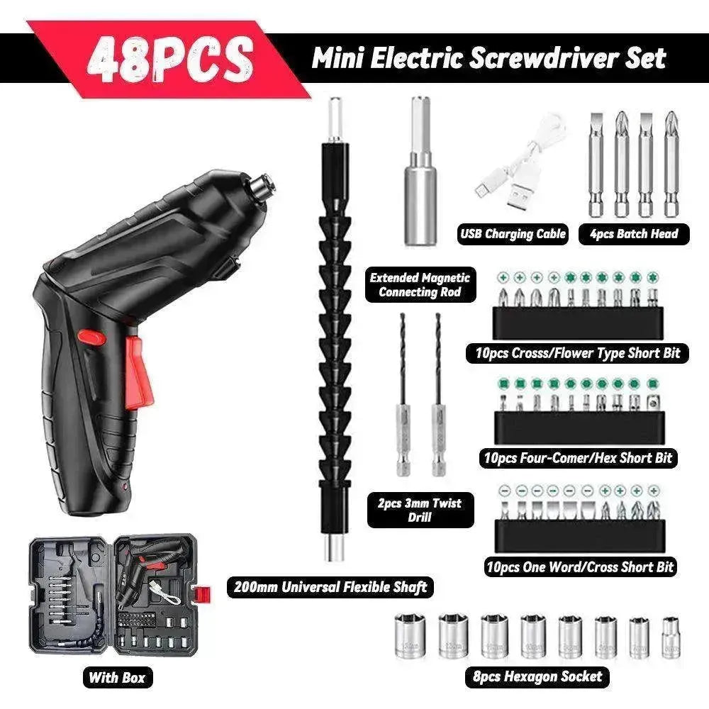Tournevis perceuse électrique rechargeable pour meubles ménagers - EX-STOCK CANADA