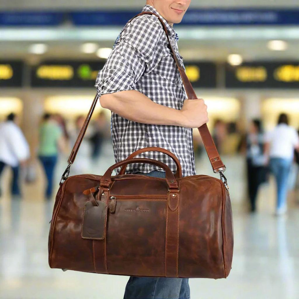 Greenwood Leather Weekend Travel Bag EX-STOCK Canada