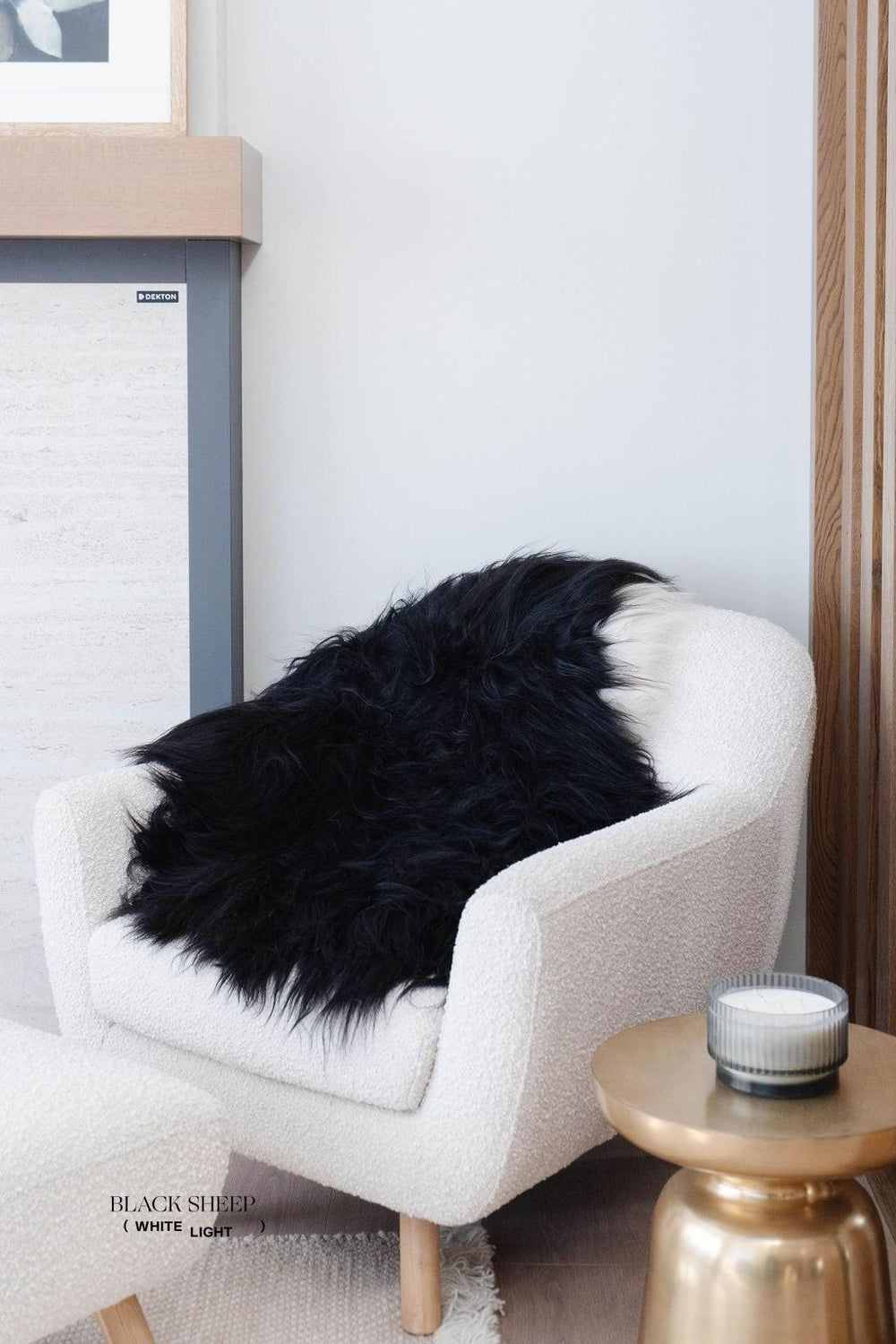 Peau de mouton islandaise tachetée | MaximalEX-STOCK Canada