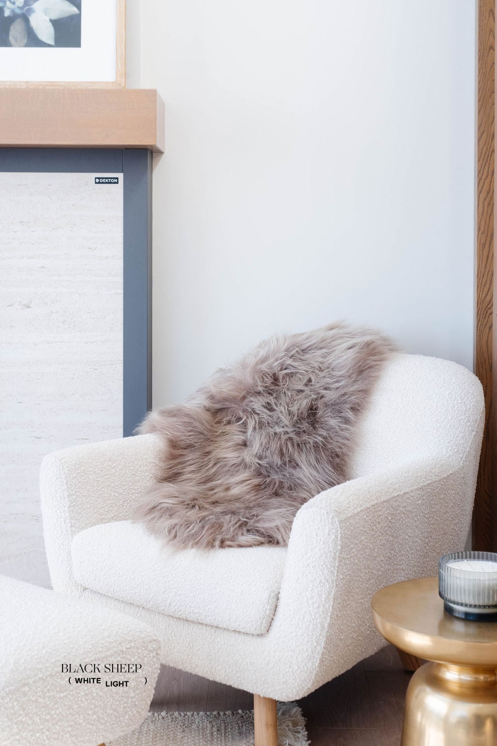 Taupe Icelandic Sheepskin EX-STOCK Canada