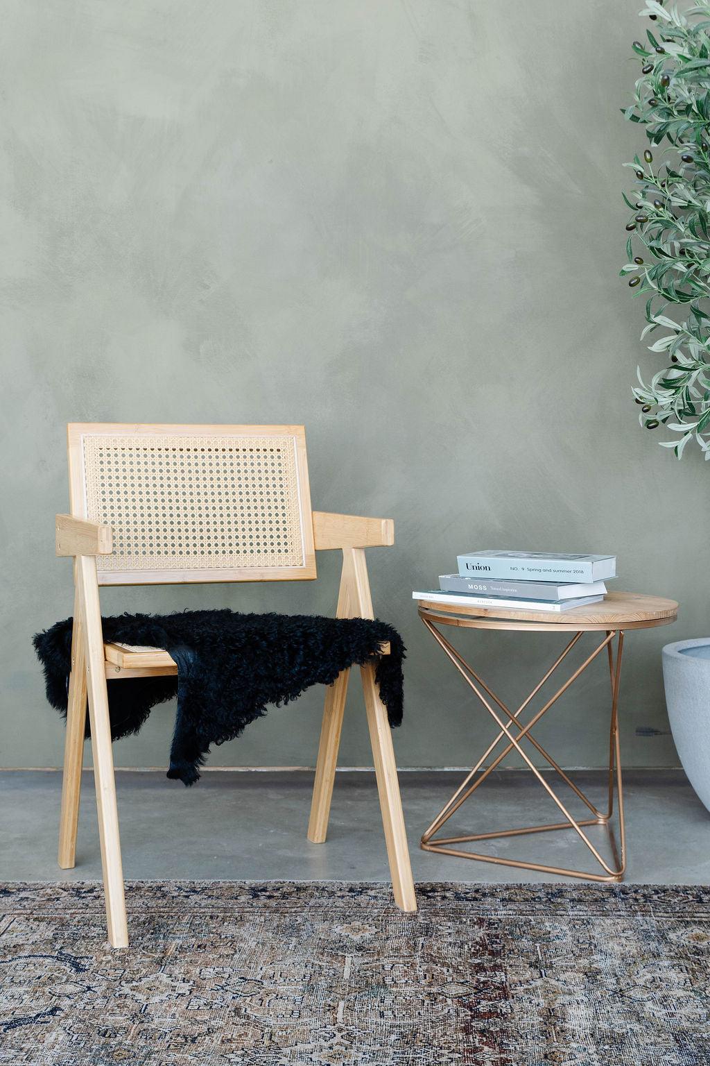 Black Tigrado Spanish Curly Sheepskin