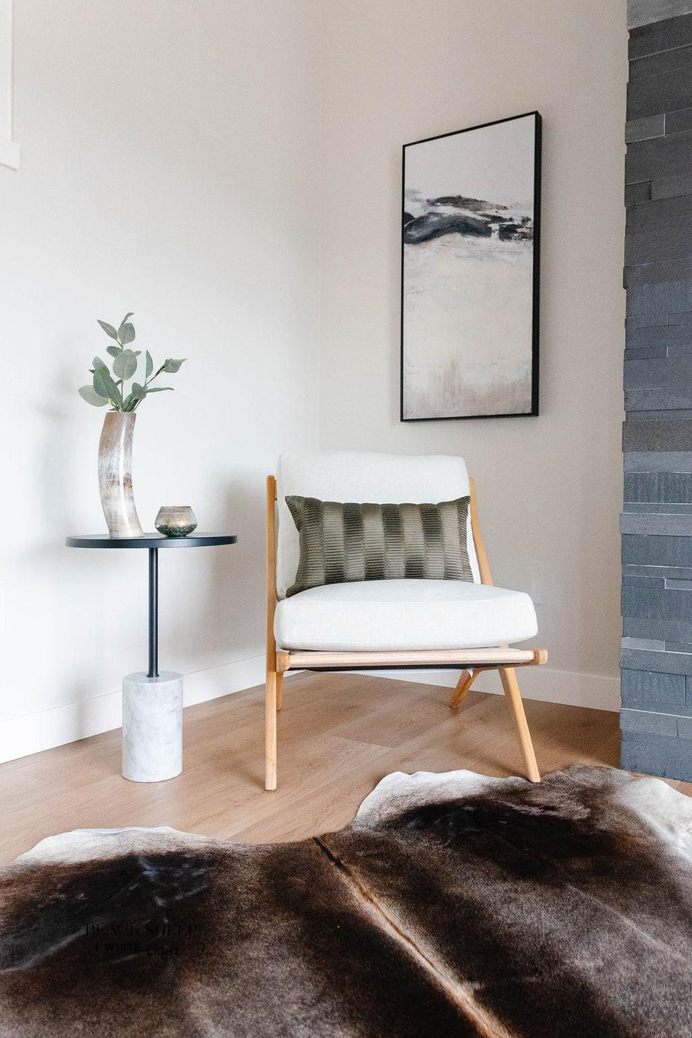 Large Dark Grey Cowhide Area Rug EX-STOCK Canada