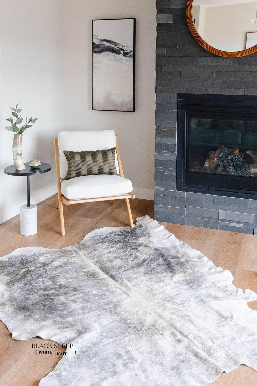 Large Brindle Grey Cowhide Area Rug EX-STOCK Canada