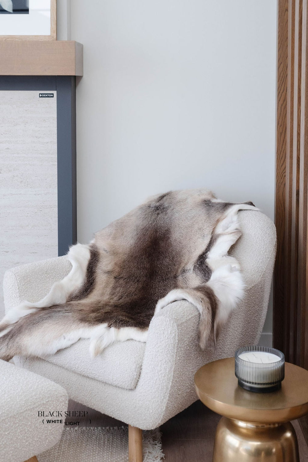 Light Sami Reindeer Hide EX-STOCK Canada