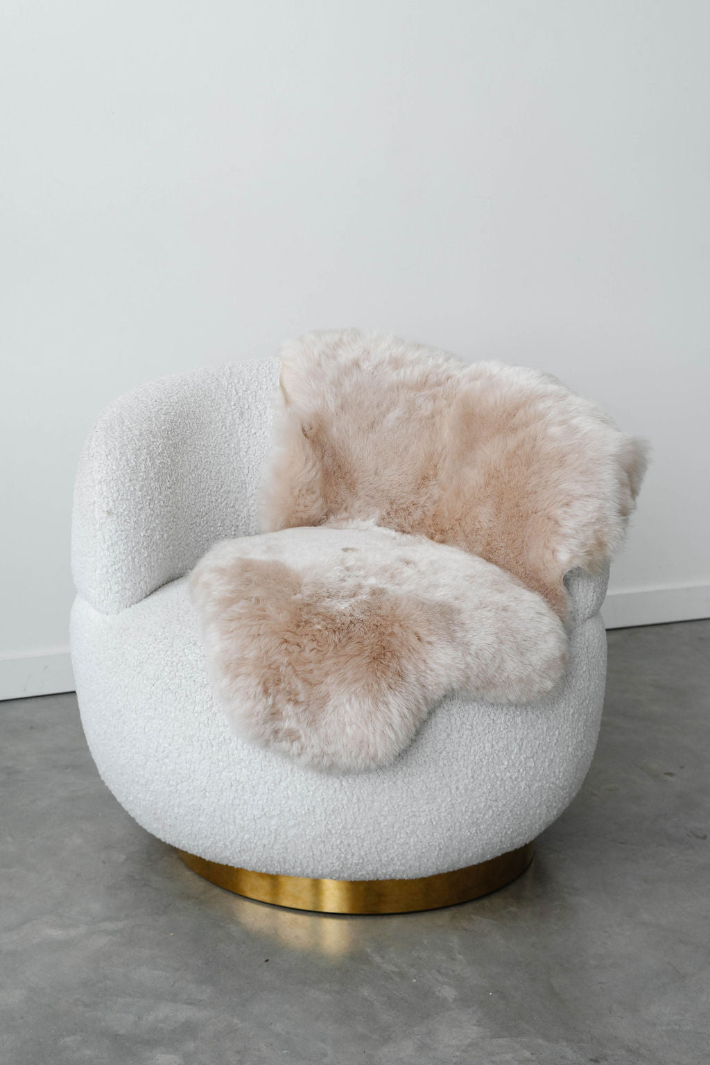 Shorn Nude Icelandic Sheepskin