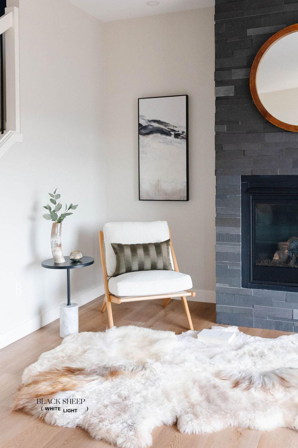 Brown Melange Sheepskin Rug EX-STOCK Canada