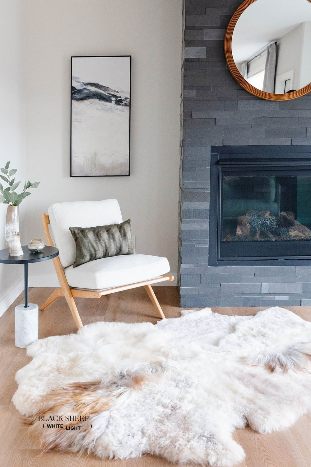 Brown Melange Sheepskin Rug EX-STOCK Canada