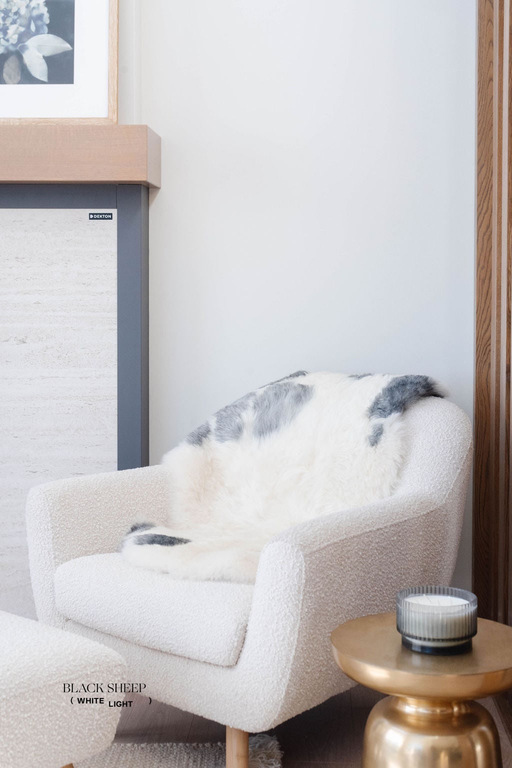 Shorn Grey Spotted Icelandic Sheepskin | Random EX-STOCK Canada