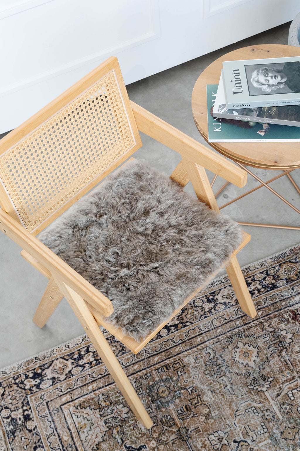 Shorn Taupe Icelandic Sheepskin Chair Pad