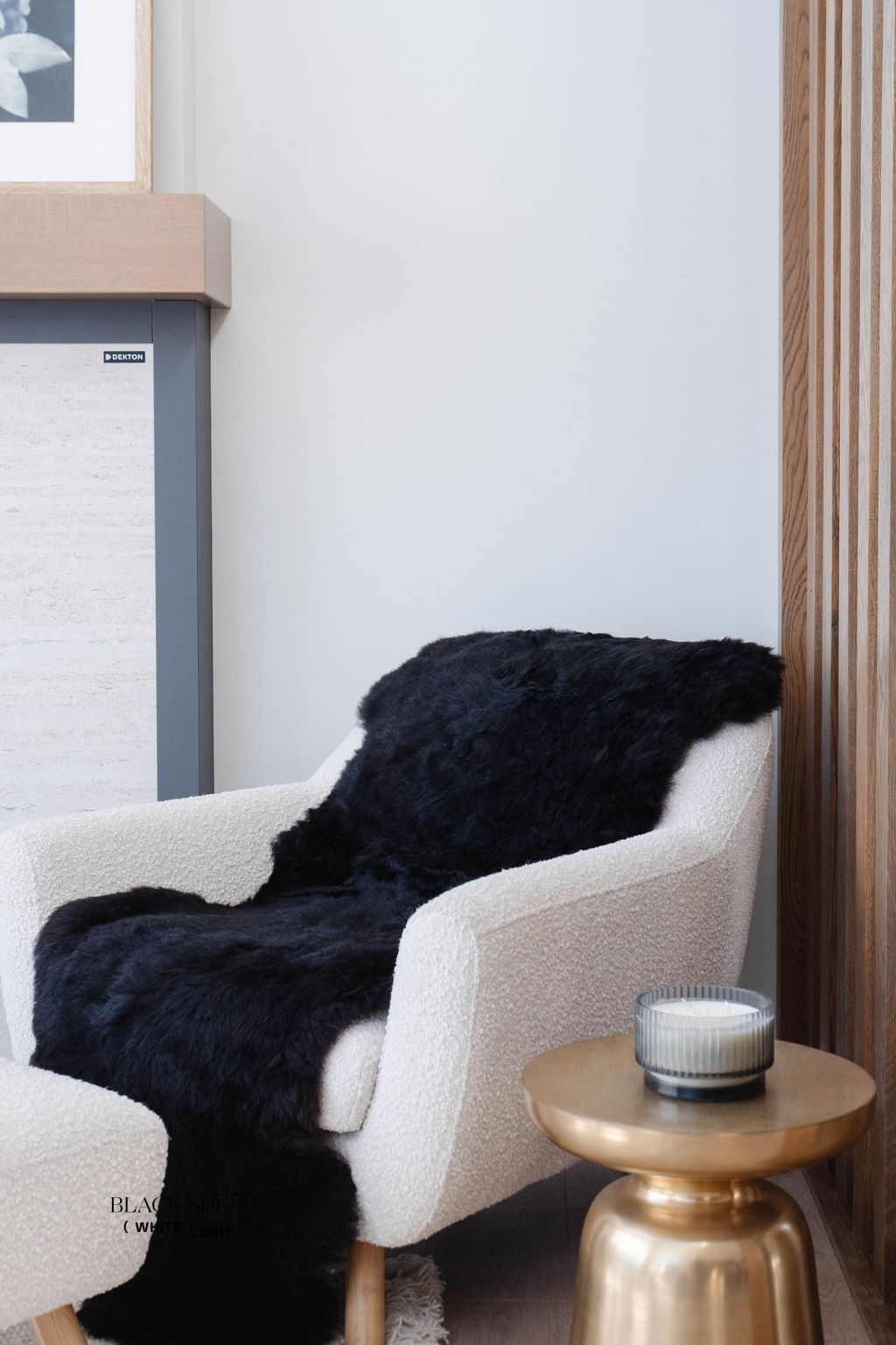 Shorn Black Double Icelandic Sheepskin EX-STOCK Canada