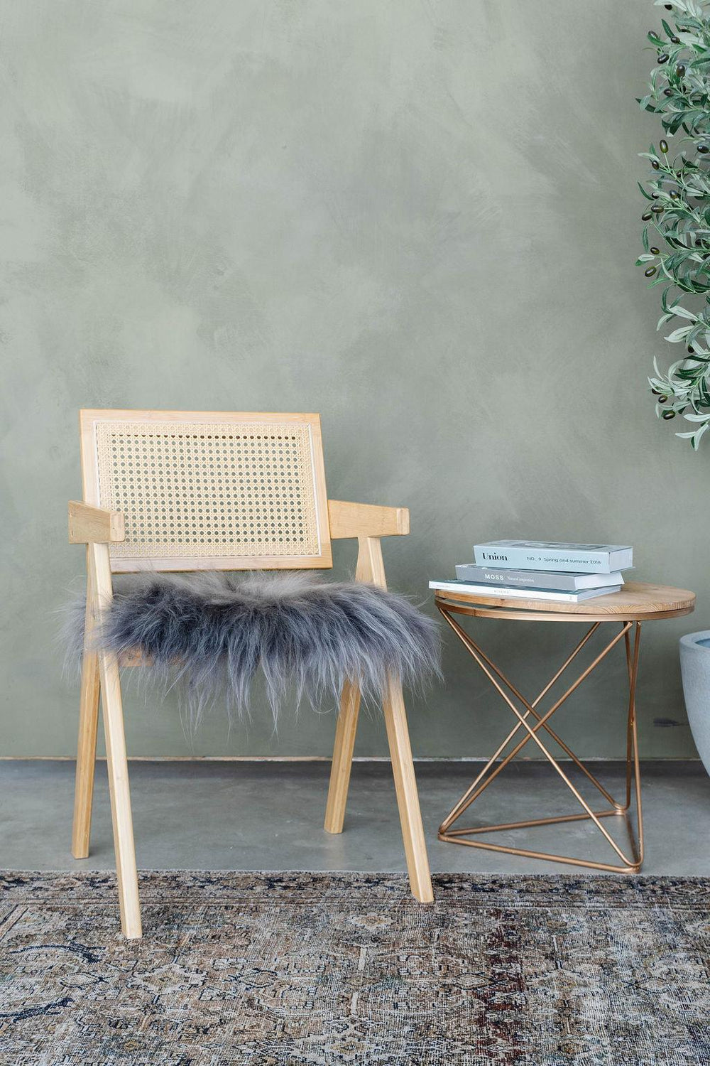 Mineral Icelandic Sheepskin Chair Pad