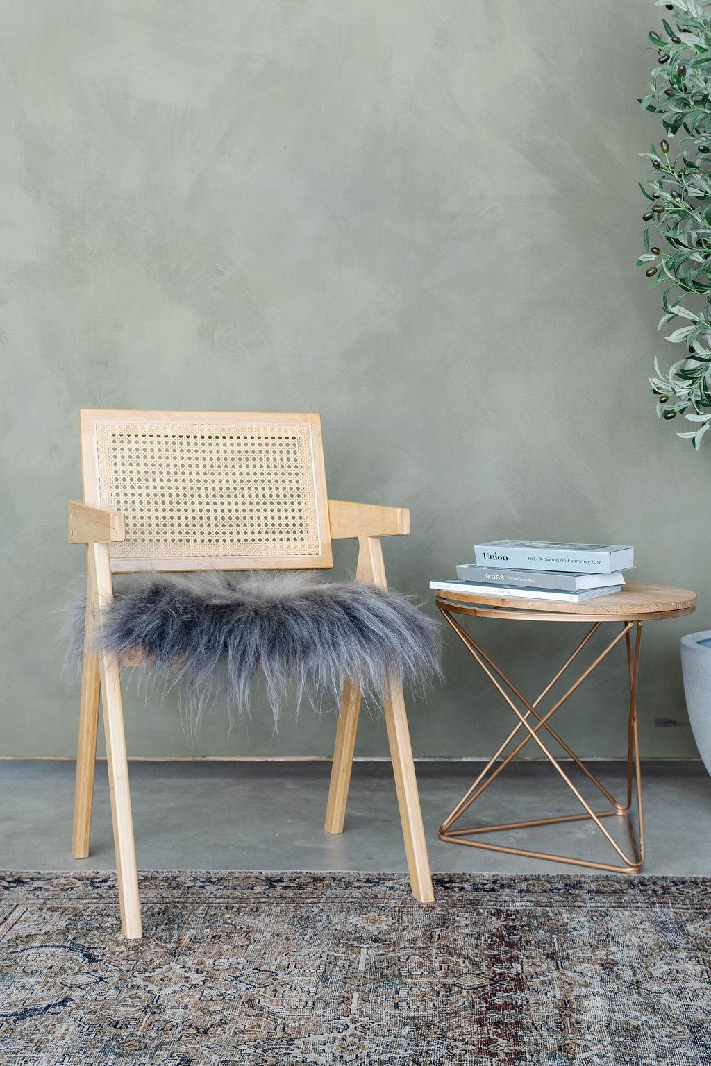 Mineral Icelandic Sheepskin Chair Pad