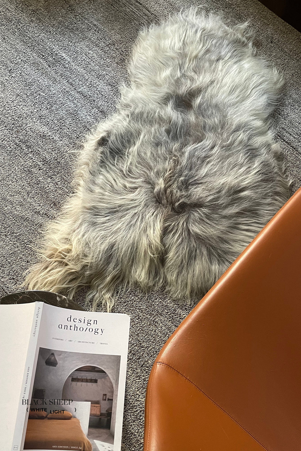 Natural Light Grey Icelandic Sheepskin