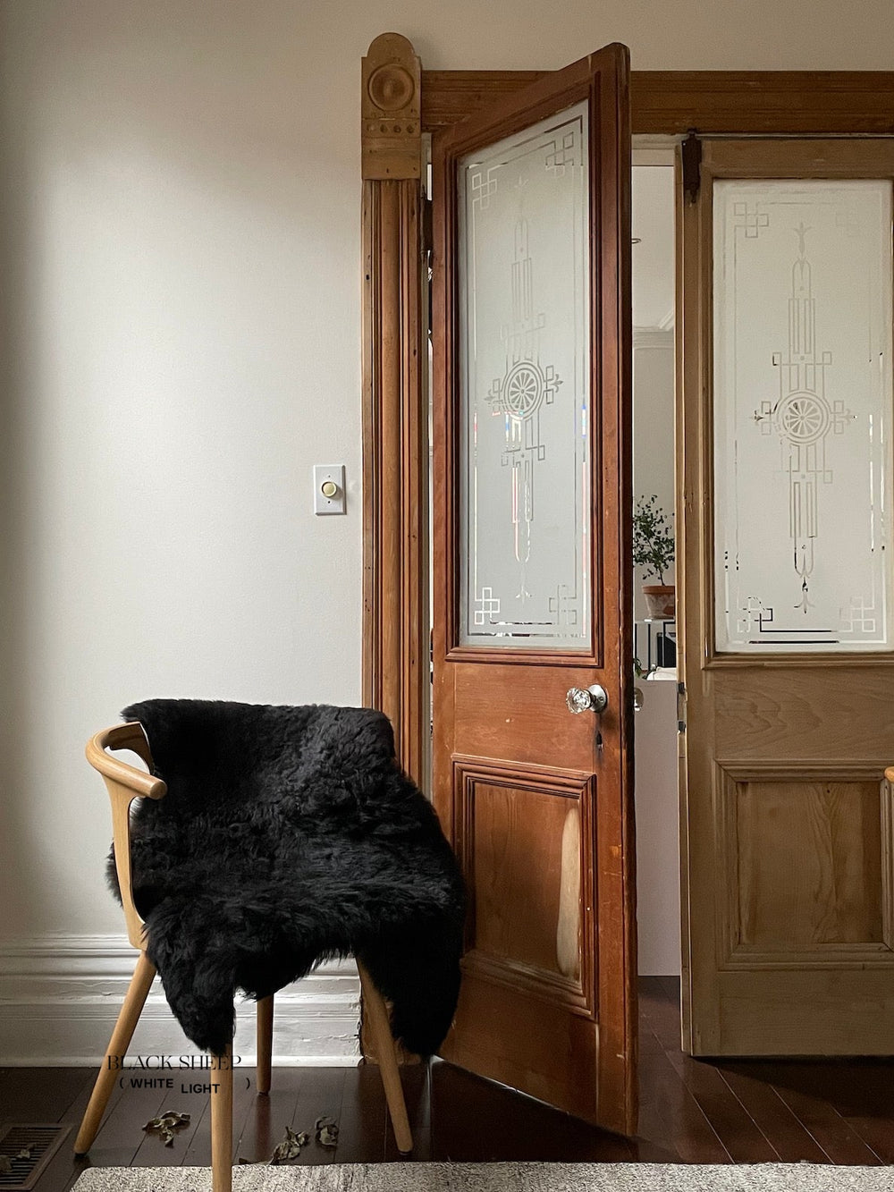 Shorn Black Icelandic Sheepskin EX-STOCK Canada