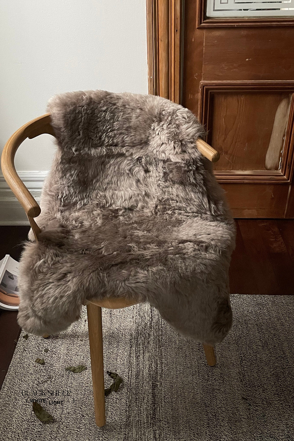 Shorn Taupe Icelandic Sheepskin