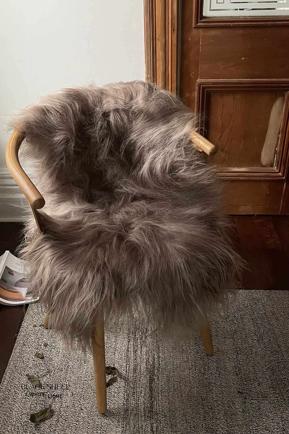 Taupe Icelandic Sheepskin