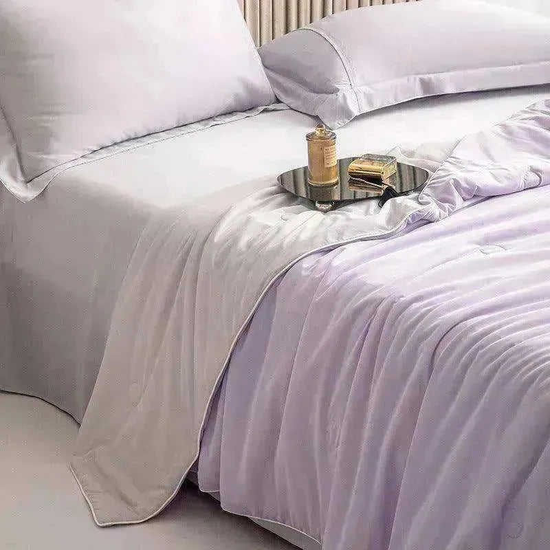 Couette d'été fraîche en soie glacée - fraîche et lavable EX-STOCK CANADA