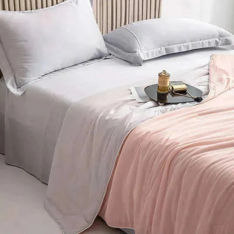 Couette d'été fraîche en soie glacée - fraîche et lavable EX-STOCK CANADA