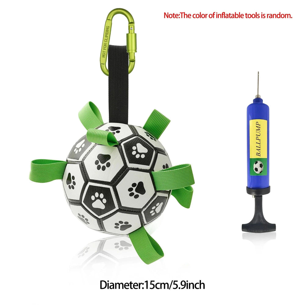 Interactive Dog Football Toy Soccer Ball Inflated Training Toy For Dogs Outdoor Border Collie Balls For Large Dogs Pet Supplies EX-STOCK Canada