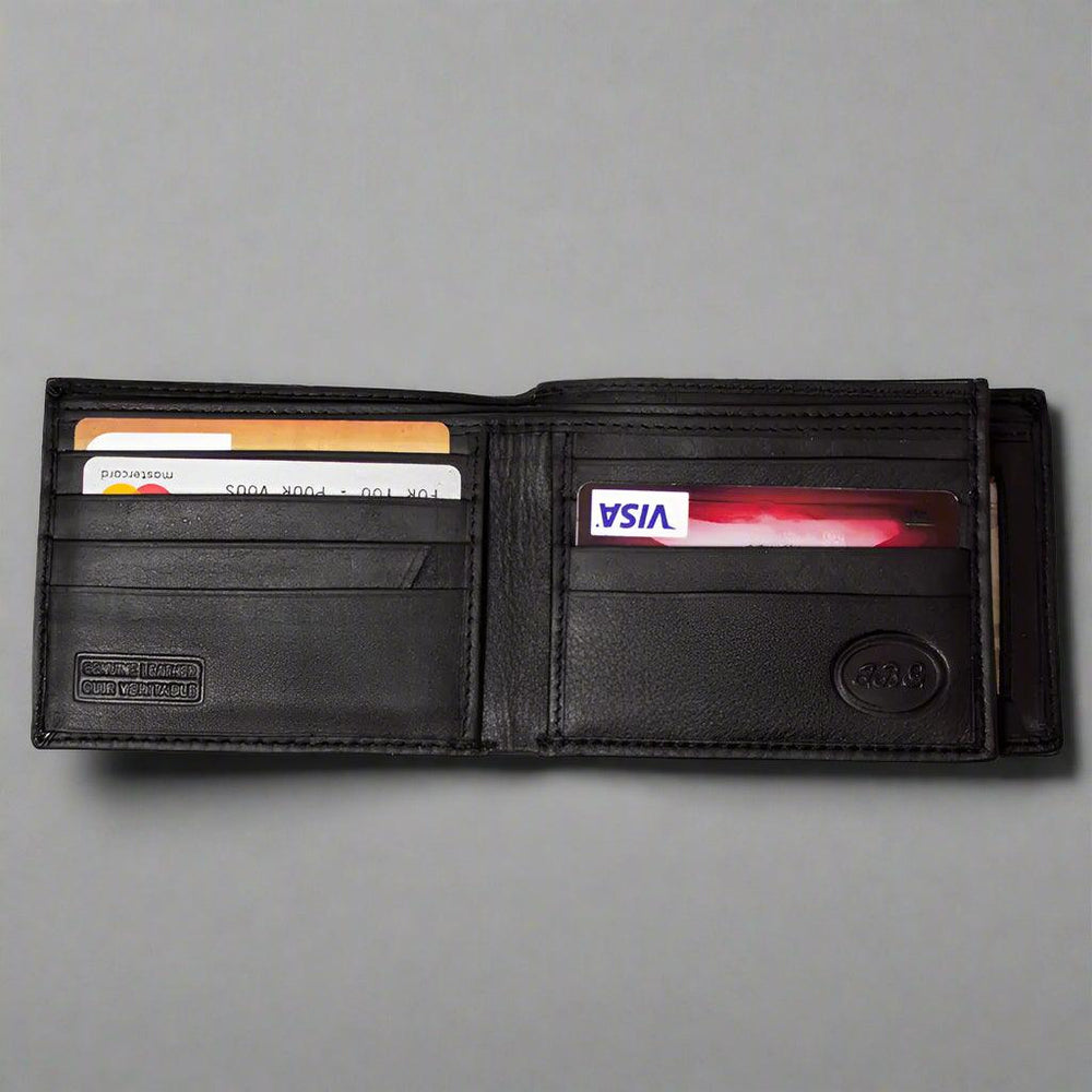 JBG International Men's Center Wing Bifold Leather RFID Wallet EX-STOCK Canada