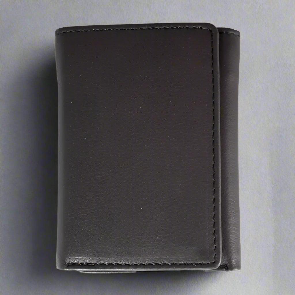 JBG International Men's Flip Up Trifold Leather Wallet EX-STOCK Canada