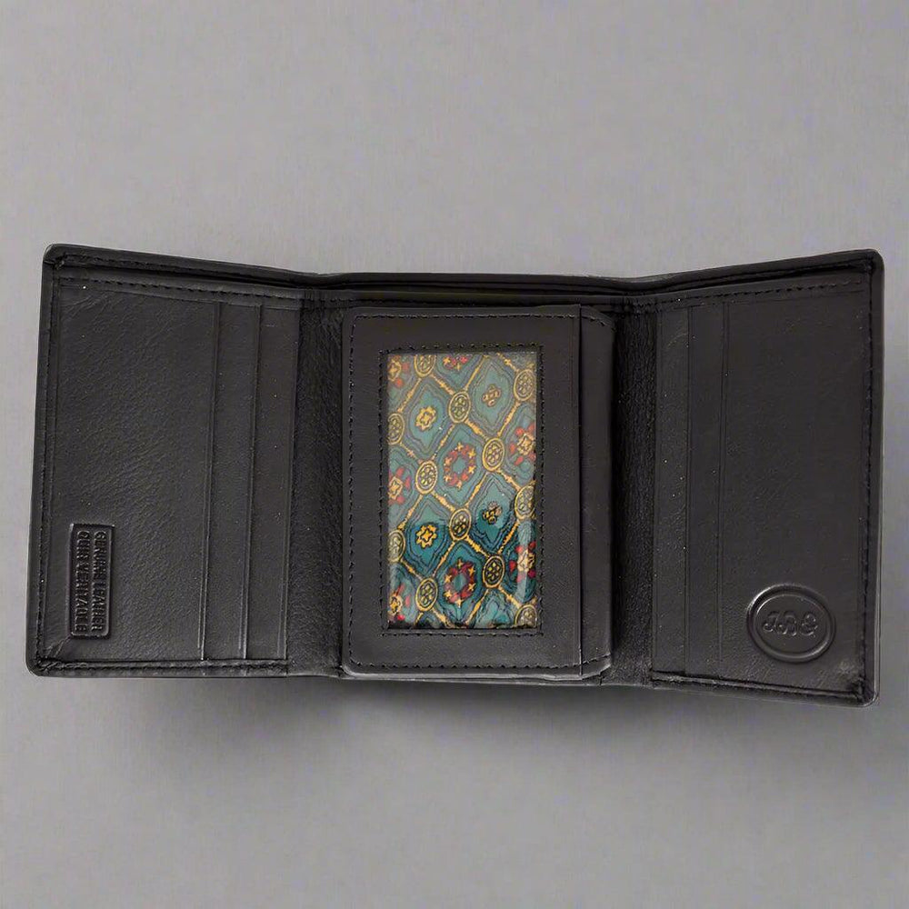 JBG International Men's Flip Up Trifold Leather Wallet EX-STOCK Canada