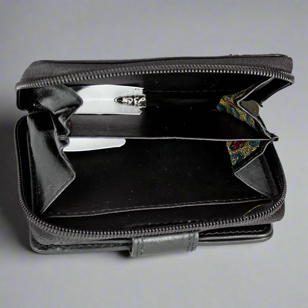 Cartera pequeña de cuero con RFID para mujeres JBG InternationalEX-STOCK Canada