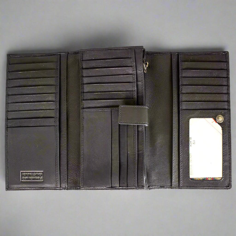 JBG International Women's Trifold RFID Leather Wallet EX-STOCK Canada