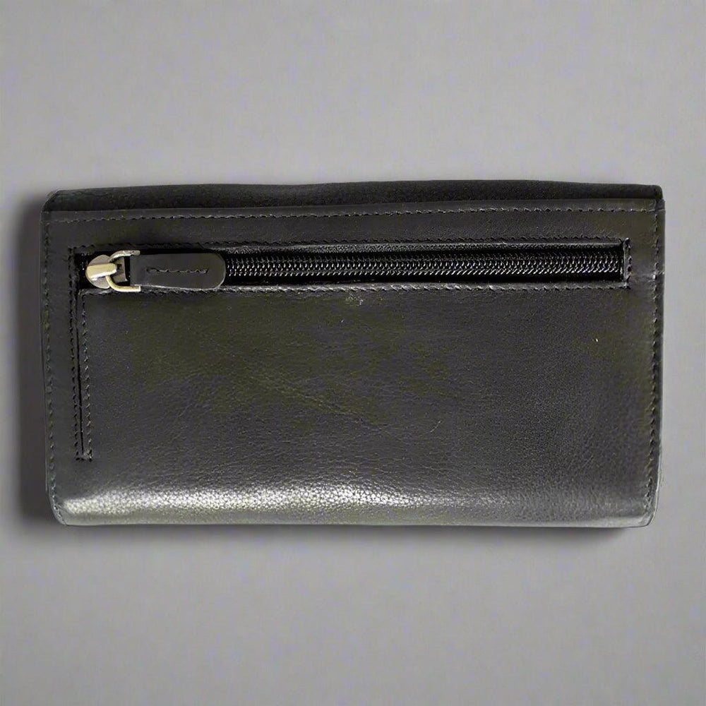 JBG International Women's Trifold RFID Leather Wallet EX-STOCK Canada