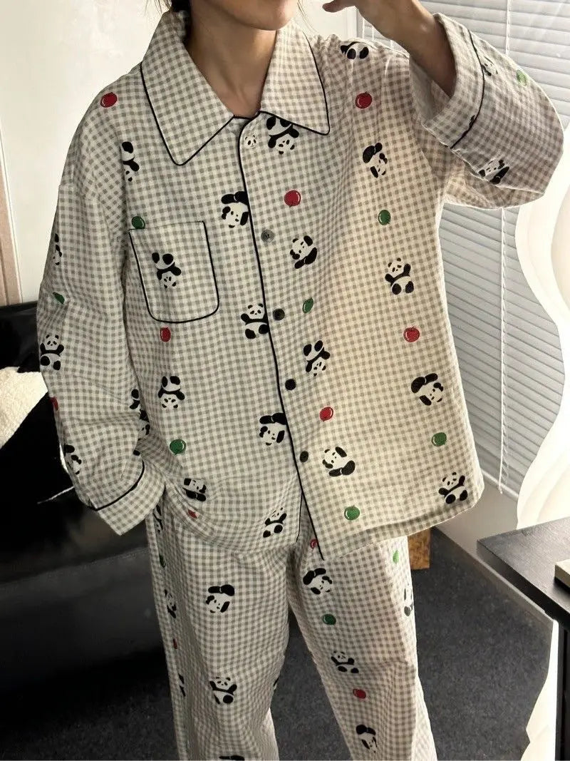 Japanese Sweet Cartoon Long Sleeved Pajamas For Women - EX-STOCK Canada