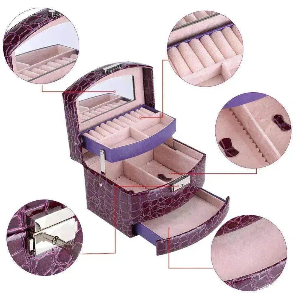 Jewelry Box, Makeup Organizer, Gift for Her - EX-STOCK Canada