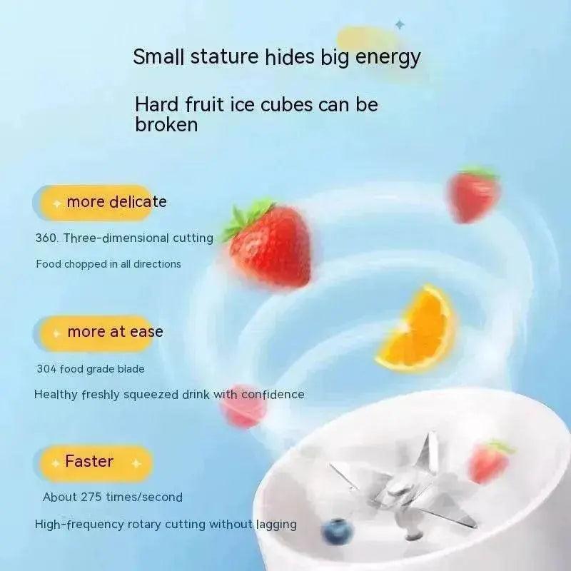 Mixer à jus pour légumes et fruits ménagers Smoothie multifonctionnel pour la maison Rechargeable - EX-STOCK Canada