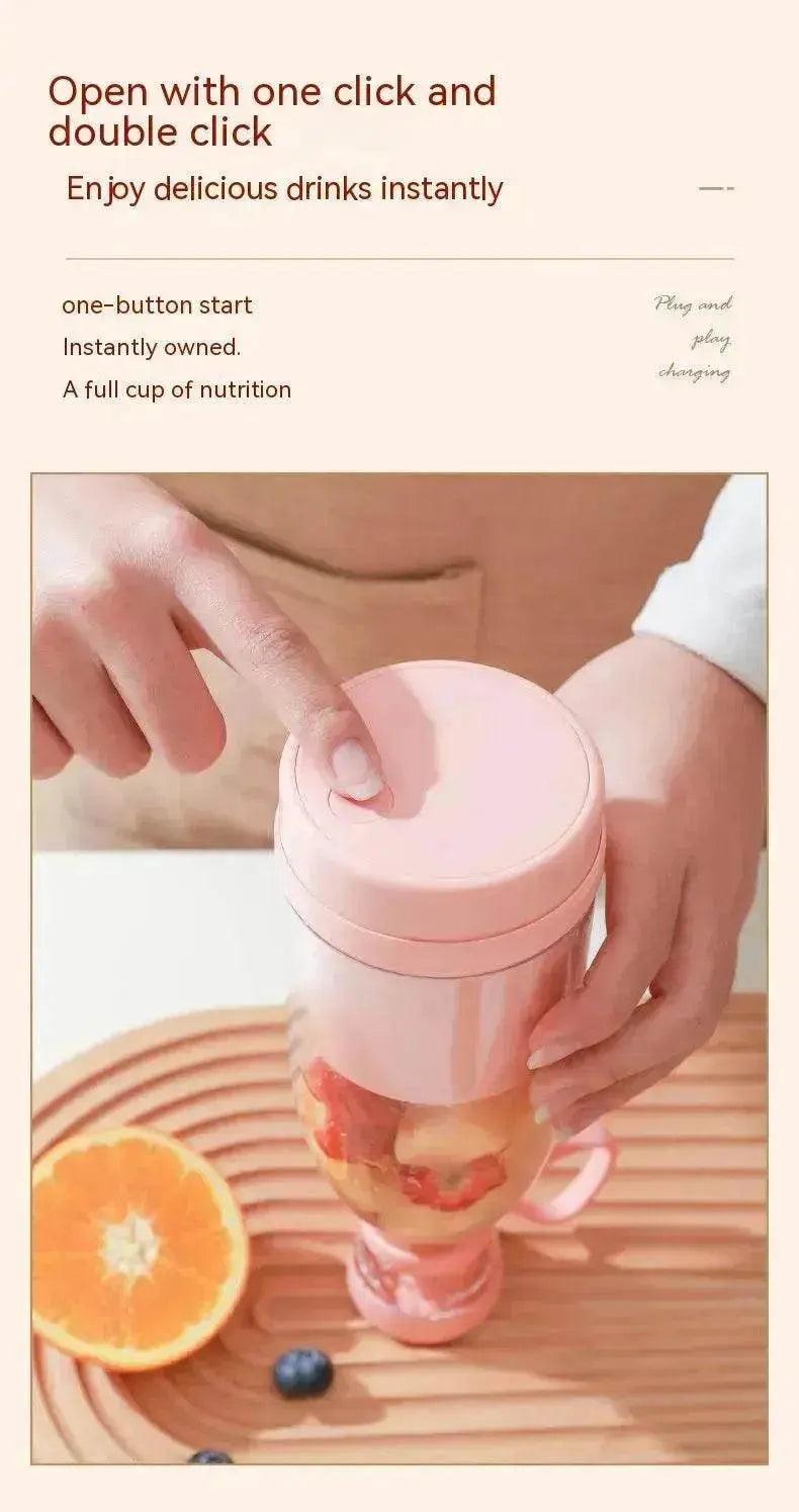 Mixer à jus pour légumes et fruits ménagers Smoothie multifonctionnel pour la maison Rechargeable - EX-STOCK Canada