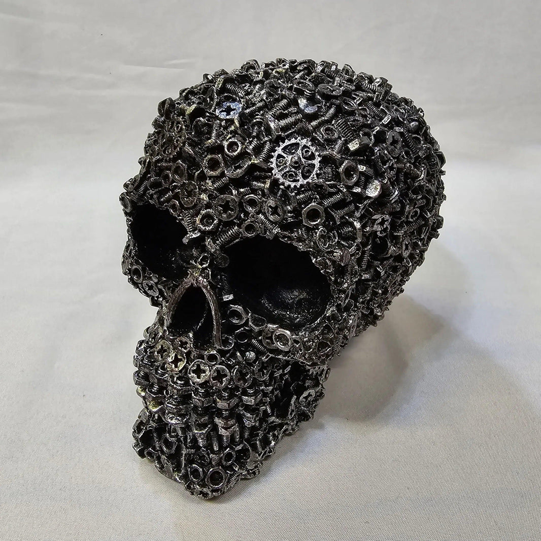 Figurine de crâne de mécanicien de casseEX-STOCK Canada