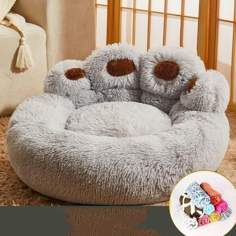 Niche Chaud Moyen Grand Chien Corgi Golden Retriever Lit Canapé Matelas Doublé de PolaireEX-STOCK Canada