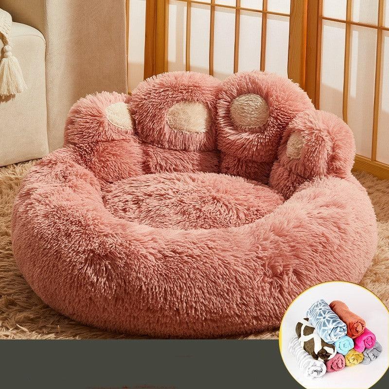 Niche Chaud Moyen Grand Chien Corgi Golden Retriever Lit Canapé Matelas Doublé de PolaireEX-STOCK Canada