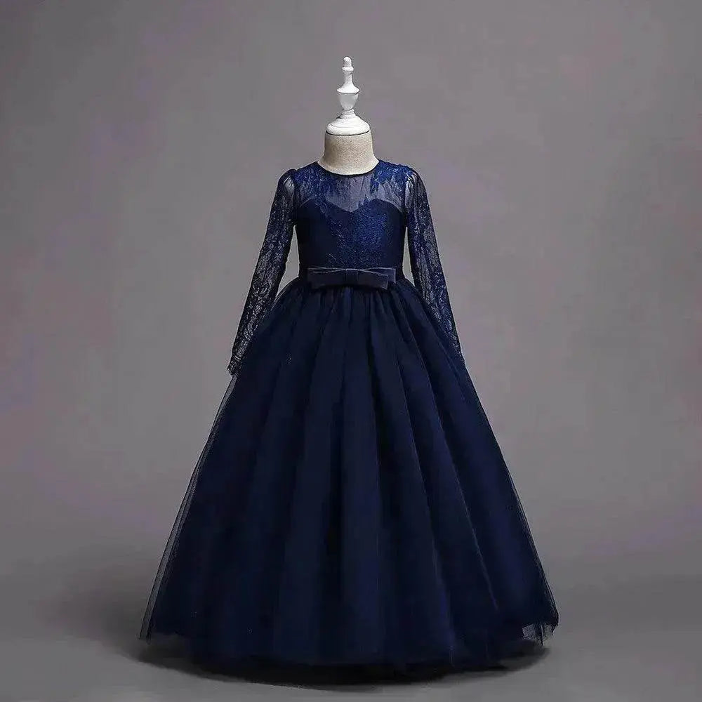 Kids Long Flower Girl Dress Dress - EX-STOCK Canada