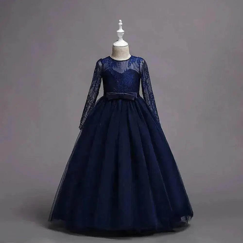 Kids Long Flower Girl Dress Dress - EX-STOCK Canada