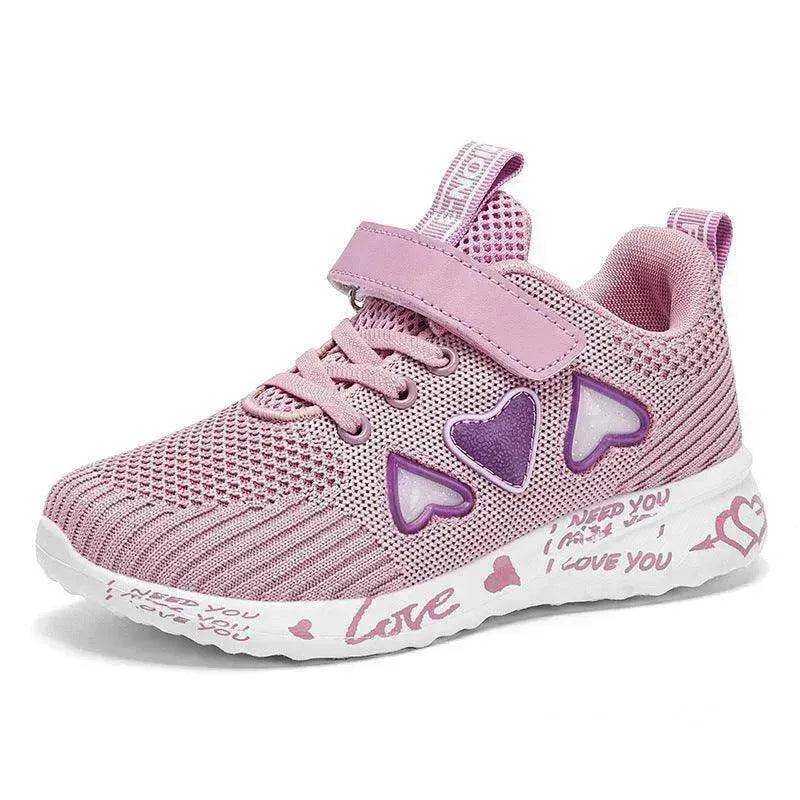 Kids Mesh Sneakers Cute Cartoon Sport Shoes - EX-STOCK Canada