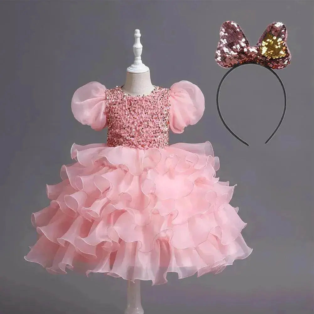 Kids Tutu Birthday Princess Party Dress - EX-STOCK Canada