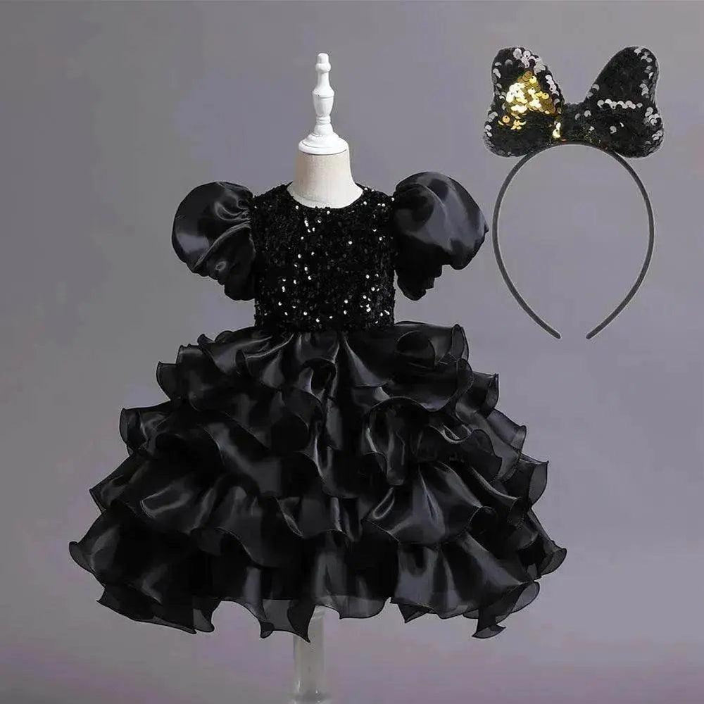 Robe de fête d'anniversaire princesse avec tutu pour enfants - EX-STOCK Canada
