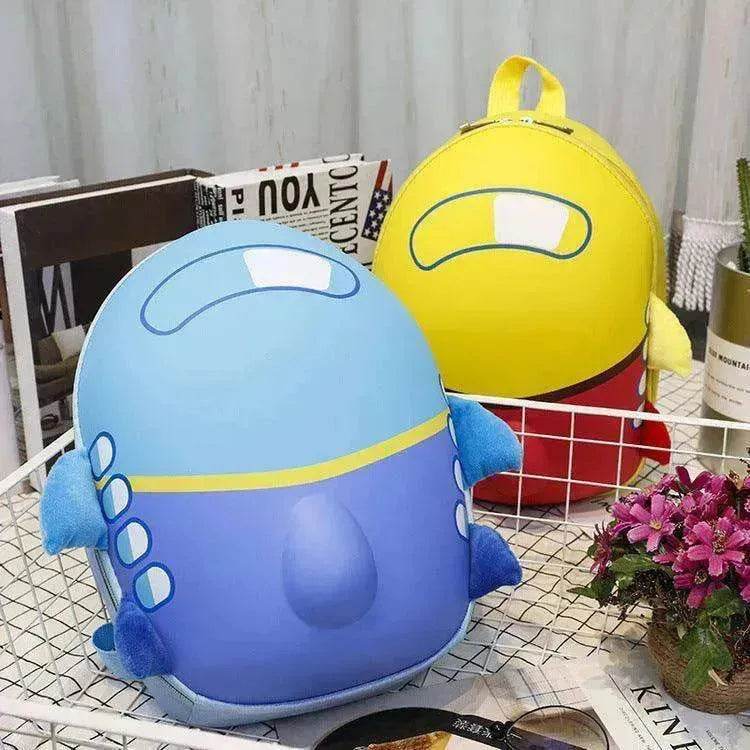 Kids' Cartoon Aircraft Hard Shell Backpack: Waterproof, Double Shoulder Bag - EX-STOCK Canada