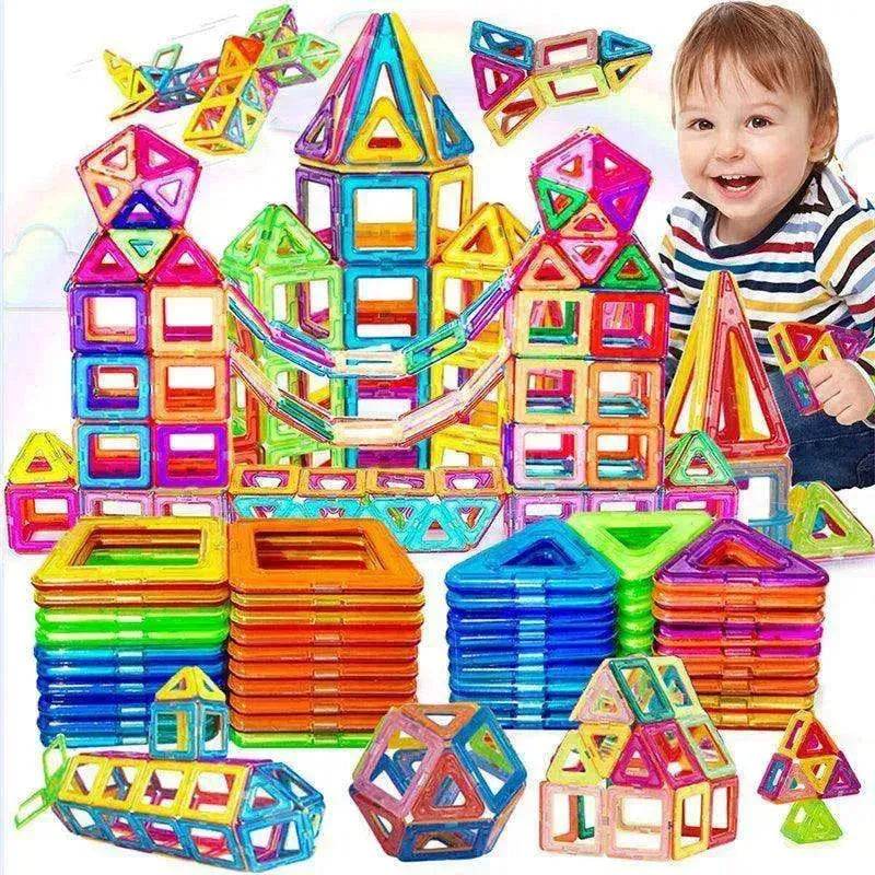 Kids' Magnetic Building Blocks DIY Magnet Toys - Construction Set Gifts - EX-STOCK Canada